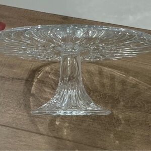 Steklarna Rogaska/Rogaisha Soho 12" Crystal Cake Stand‎ Pedestal Slovenia Rare
